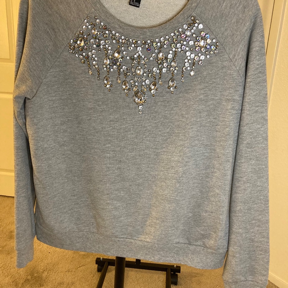 Forever 21 Embellished Sweatshirt size M